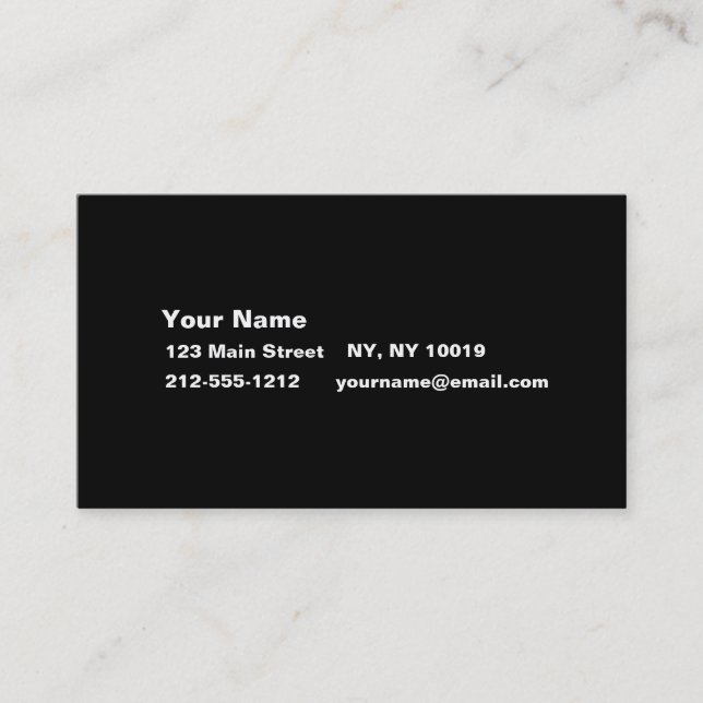 Visitenkarten für den HolzVeneer Visitenkarte (Vorderseite)