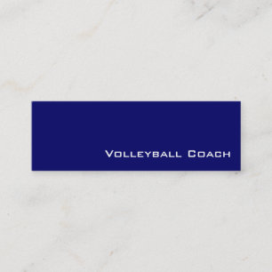 Visitenkarten für den weißen Volleyball Mini Visitenkarte