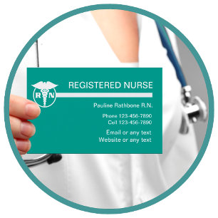 Visitenkarten für examinierte Krankenschwestern Visitenkarte