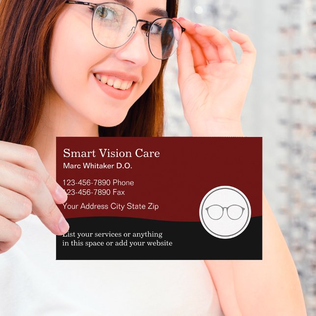 Visitenkarten für Eye Doctor Vision Care Visitenkarte (Von Creator hochgeladen)