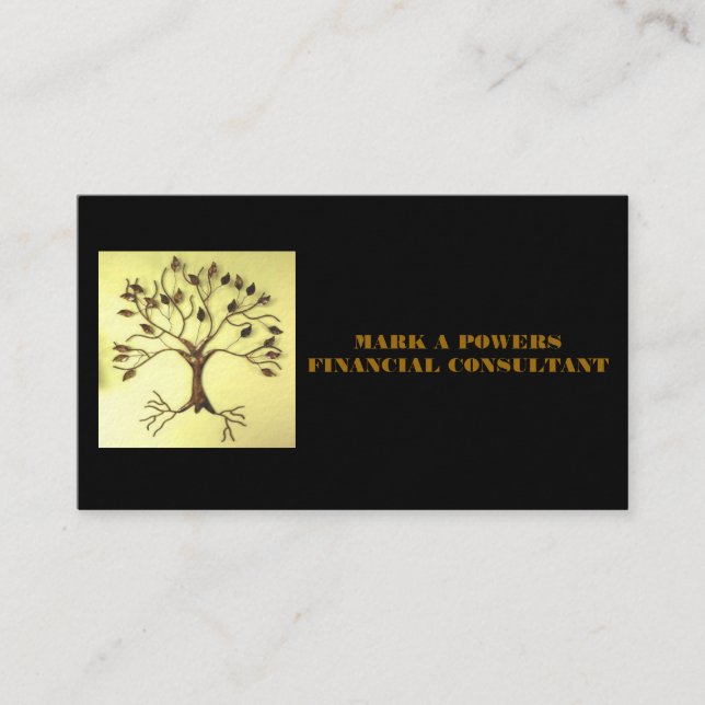 VISITENKARTEN FÜR FINANZberater Visitenkarte (Vorderseite)