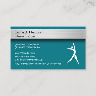Visitenkarten für Fitness-Personal-Trainer Visitenkarte