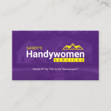 Visitenkarten für Frauen - Zuhause Business
