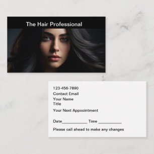 Visitenkarten für Friseur-Kunden-Termine Visitenkarte