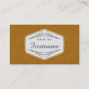 Visitenkarten für Friseure Vintage Eleganz Visitenkarte