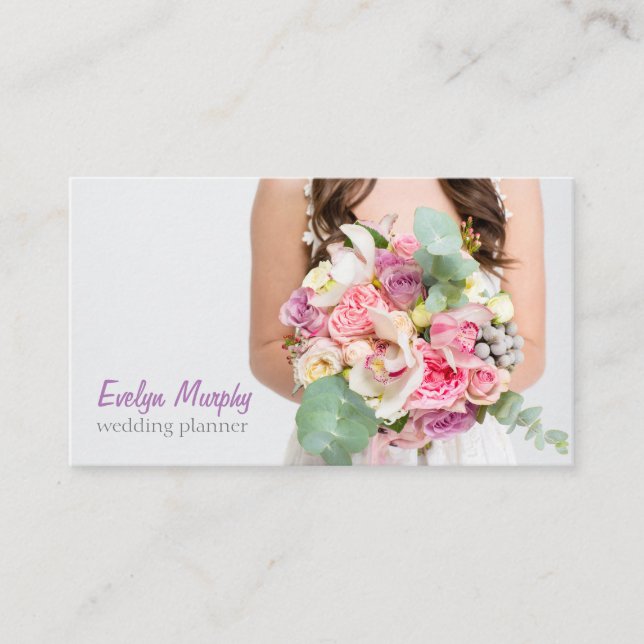 Visitenkarten für Hochzeitsplaner Visitenkarte (Vorderseite)