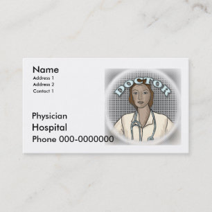 Visitenkarten für individuelle Name von Ärztinnen Terminkarte