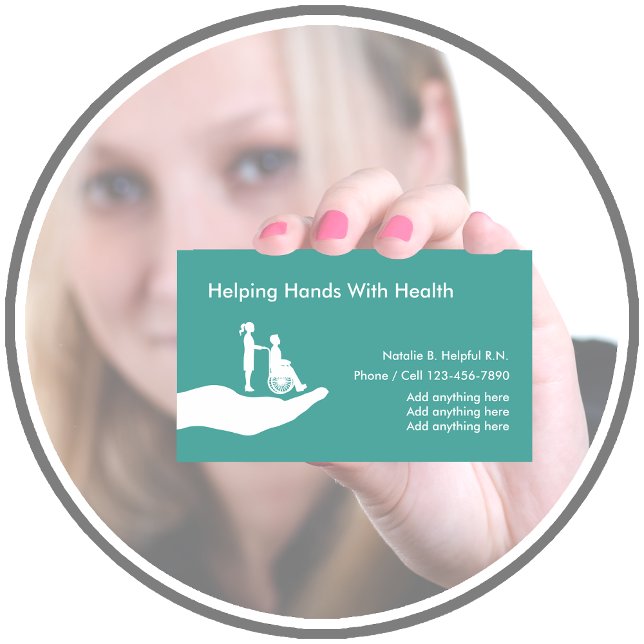 Visitenkarten für medizinische Krankenpflege Visitenkarte (Nurse Business Cards)
