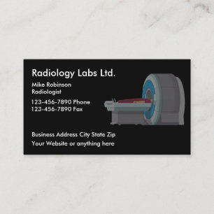 Visitenkarten für medizinische Radiologie im Labra Visitenkarte