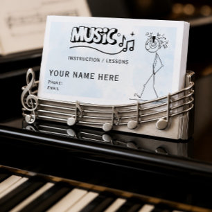 Visitenkarten für Musiklehrer Visitenkarte