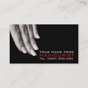 Visitenkarten für Nagelstudios Visitenkarte