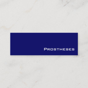 Visitenkarten für Navy White Prostheses Mini Visitenkarte