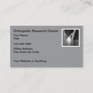 Visitenkarten für Orthopädie Visitenkarte