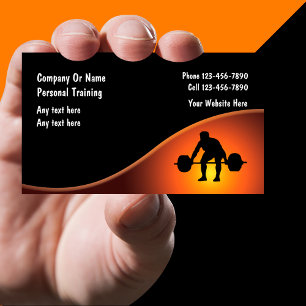 Visitenkarten für Personal Trainer Visitenkarte