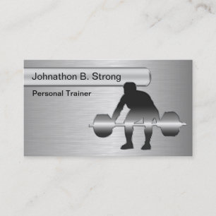 Visitenkarten für Personal Trainer Visitenkarte