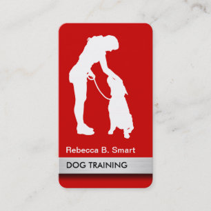 Visitenkarten für professionelle Hundetrainer Visitenkarte