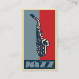 Visitenkarten für Saxophonisten Visitenkarte