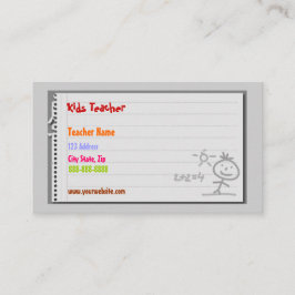 Visitenkarten für Schullehrer Visitenkarte