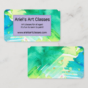 Visitenkarten für Wasserfarben Visitenkarte
