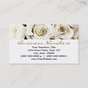 Visitenkarten für White Roses Visitenkarte