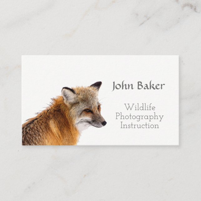 Visitenkarten für Wildlife Fotografy Visitenkarte (Vorderseite)