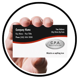 Visitenkarten für Wirtschaftsprüfer CPA Visitenkarte