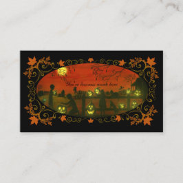 Visitenkarten Halloweens themenorientierte Visitenkarte