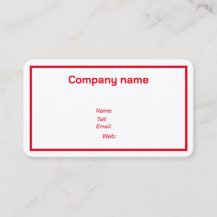 Visitenkarten individuell visitenkarte