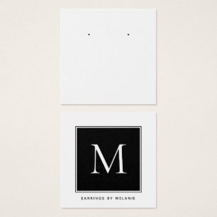 Visitenkarten-Karte für Monogramme
