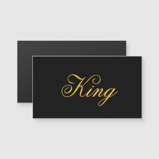 Visitenkarten König-Magnetic Magnetkarte