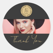 Visitenkarten-Logo für Schönheitssalon - Danke