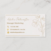Visitenkarten-Manager Visitenkarte