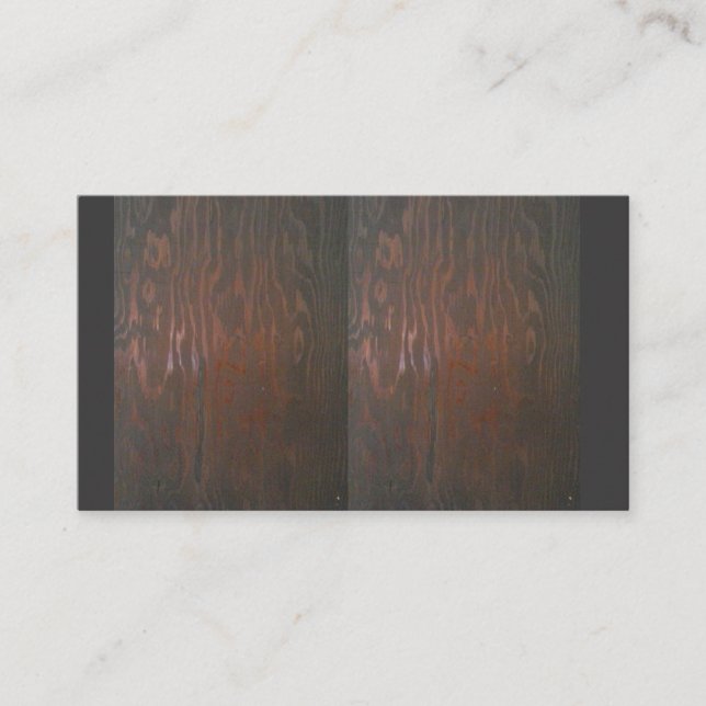 Visitenkarten mit Holzgestalt Visitenkarte (Vorderseite)