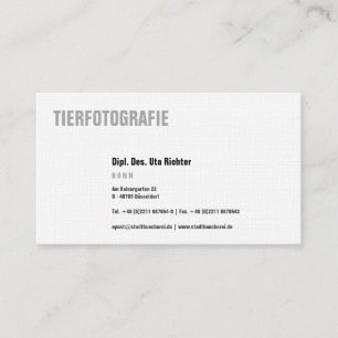 Visitenkarten mutig visitenkarte