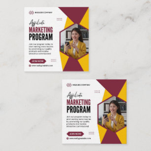 Visitenkarten Quadratische Visitenkarte