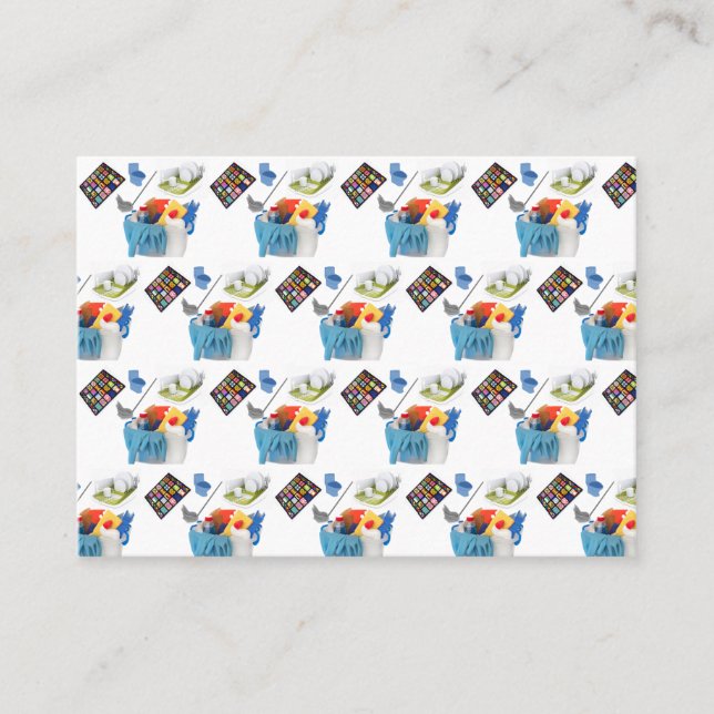 Visitenkarten, Reinigungsdienste Visitenkarte (Vorderseite)