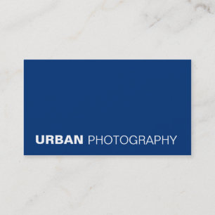 Visitenkarten > städtische Fotografie [blau] Visitenkarte
