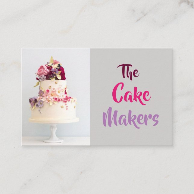 Visitenkarten - The Cake Maker Design2 Visitenkarte (Vorderseite)