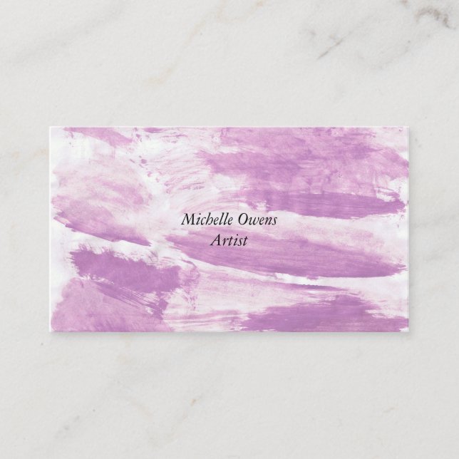 Visitenkarten Visitenkarte (Vorderseite)