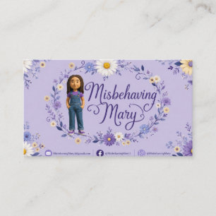 Visitenkarten von Misbehaving Mary Visitenkarte
