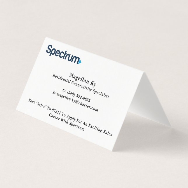 Visitenkarten von Tür zu Tür (Vorderseite)