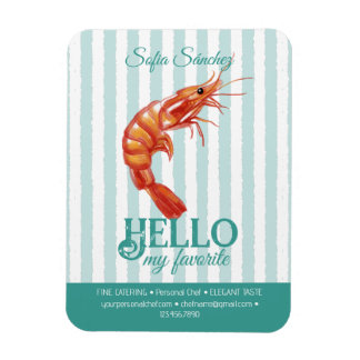 Visitenkartenmagnete professioneller Koch Magnet