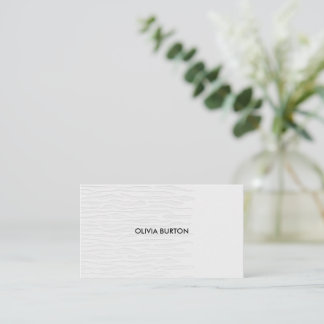 Visitenkartennname minimalistischer Stil. Visitenkarte