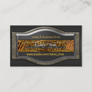 Visitenkartensetiket_Das Privat Visitenkarte