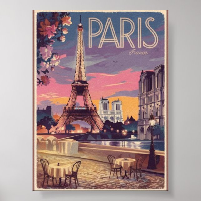 Visiter Paris Poster (Vorne)