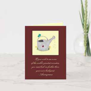 Visiteurs de la carte Garden Note Card