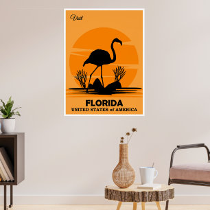 Visitez la Floride, affiche de voyage,