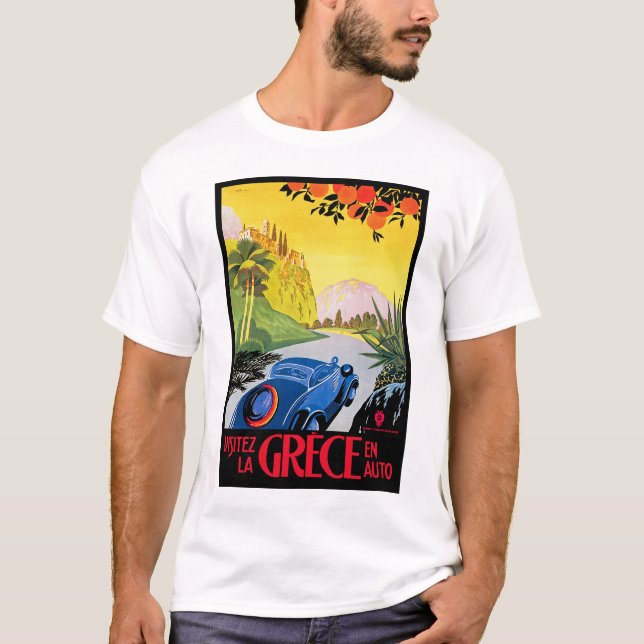 Visitez La Grece en Auto T-Shirt (Vorderseite)