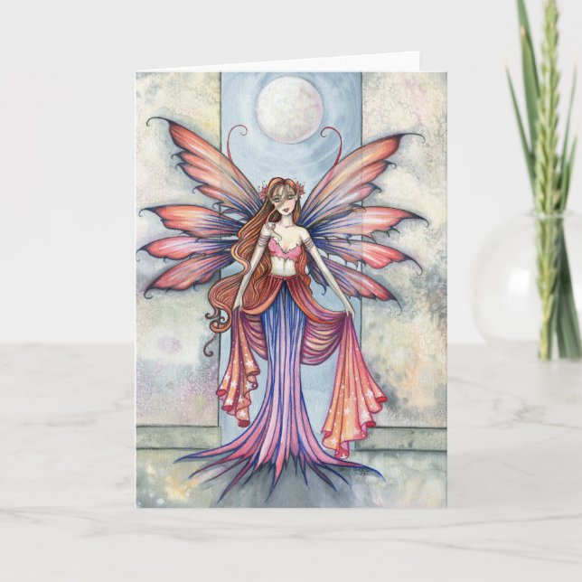 Visitor Fairy Card Carte pour notes par Molly Harr (Devant)
