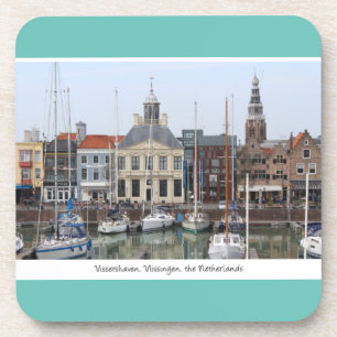 Vissershaven View, Vlissingen, Niederlande Getränkeuntersetzer
